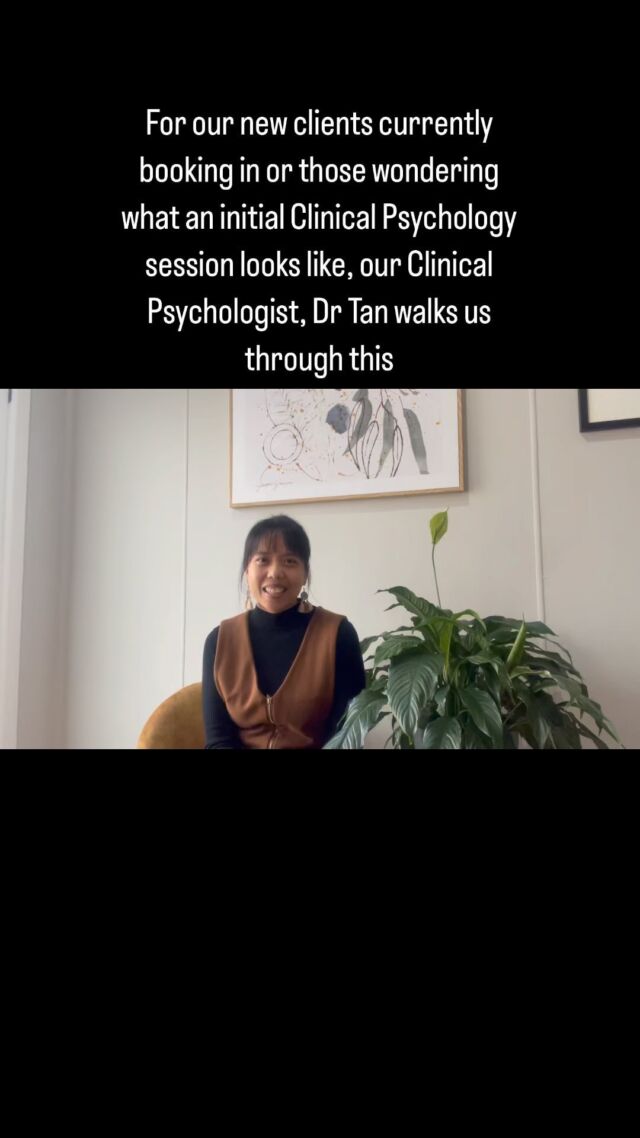 Ever wonder what is involved in an initial clinical psychology session? Clinical Psychologist Dr Melody Tan walks us through it and demystifies the process. Spoiler alert; there is no long couch to lie down on 😉
If you are considering starting this process please do reach out to us, we promise often the hardest part is that first step of reaching out. Link to our intake email is in our bio or send us a message. Take care :) 
#wollongongmentalhealth #whatisclinicalpsychology #illawarramentalhealth