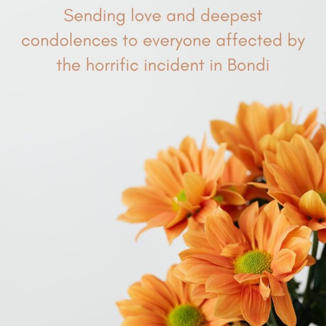 We are so shocked and stunned ...for this to happen anywhere....to unfold in a space where so many of us have wandered through, never dreaming such violence could occur there...thinking of the deep loss and pain of the families and friends affected and the shock and trauma that can impact us all as a community on so many levels...
We are thinking of you all...and wishing so much this post wasn’t being written....

Please don’t suffer in silence if this has deeply affected you, please reach out, check in with yourself and your loved ones.
Beyond Blue 1300 22 4636
Lifeline 13 11 14